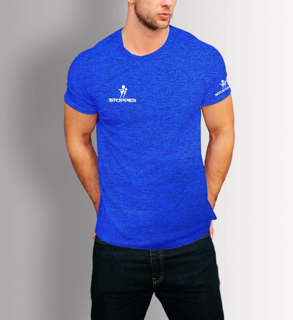 CAMISETA MORELO HOMBRE AZUL