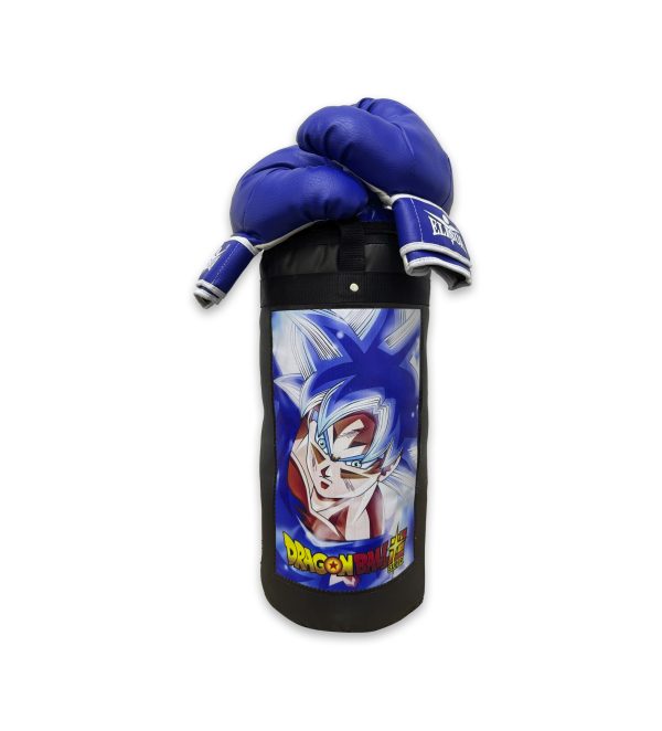 KIT BOXEO SACO + GUANTES INFANTIL DRAGONBALLSUPER