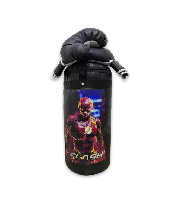 KIT BOXEO SACO + GUANTES INFANTIL FLASH