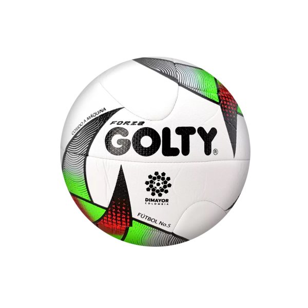 BALÓN DE FÚTBOL GOLTY FORZA RÉPLICA 12P #5 COLOR BLANCO