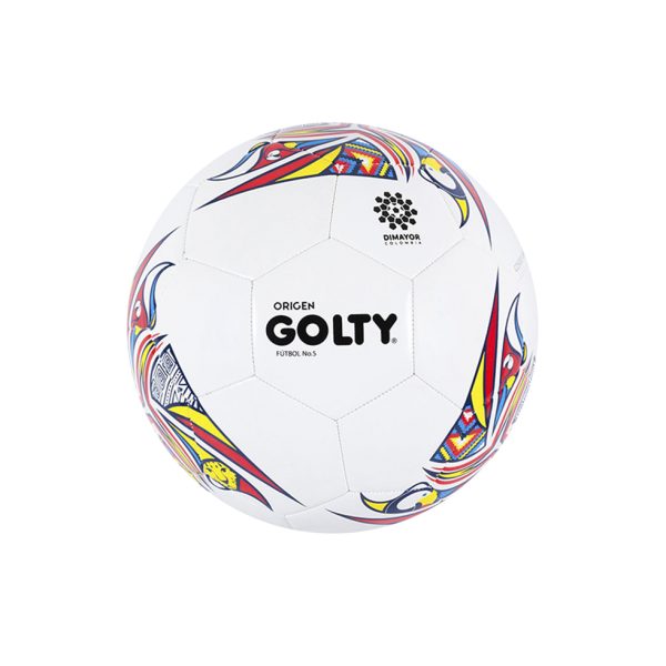 BALÓN DE FÚTBOL RÉPLICA GOLTY ORIGEN No.5 COSIDO A MÁQUINA