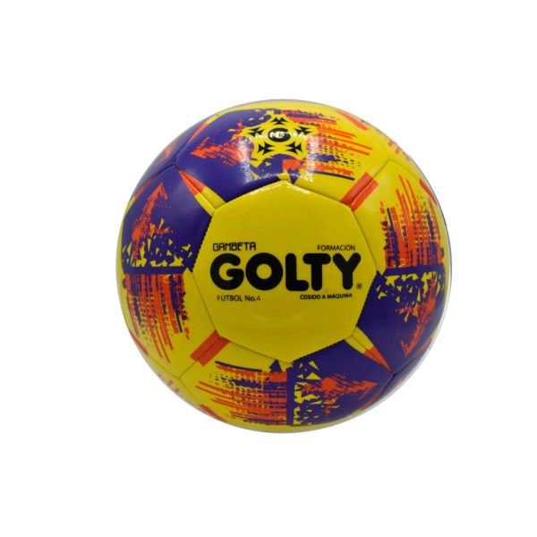 BALÓN DE FÚTBOL FUNDAMENTACIÓN PARA NIÑOS GAMBETA III BLANCO N°3 – GOLTY - Imagen 3