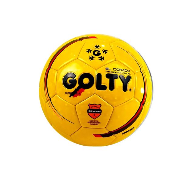 BALÓN DE FÚTBOL Nº 4 GOLTY DORADO PROFESIONAL