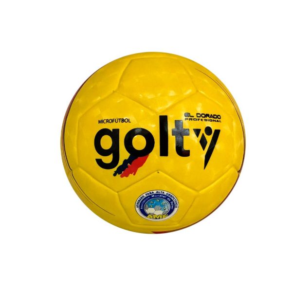 BALÓN DE MICROFÚTBOL GOLTY DORADO